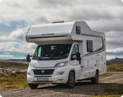 Campervan huur in IJsland