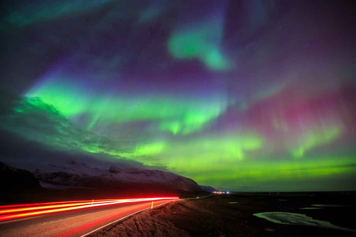 Driving in South Iceland