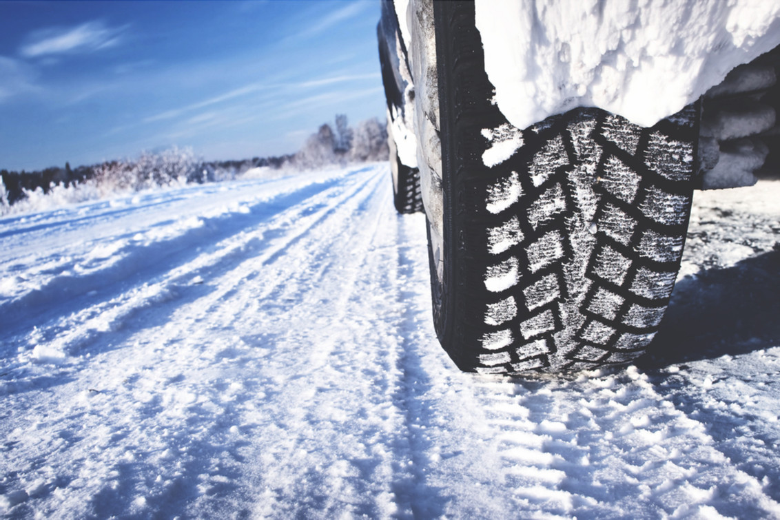 Snow tires in Iceland and tread