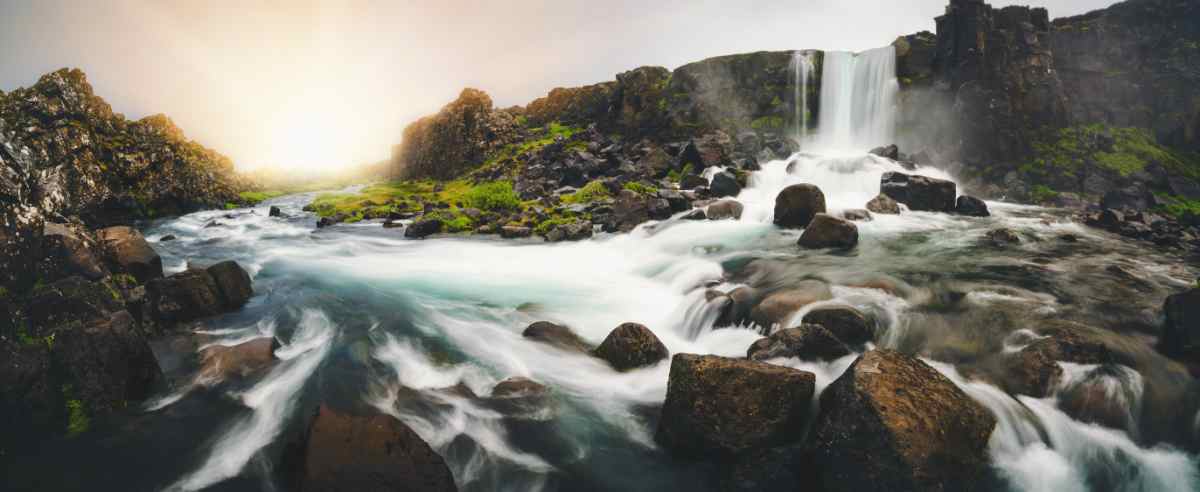 Oxararfoss waterfall