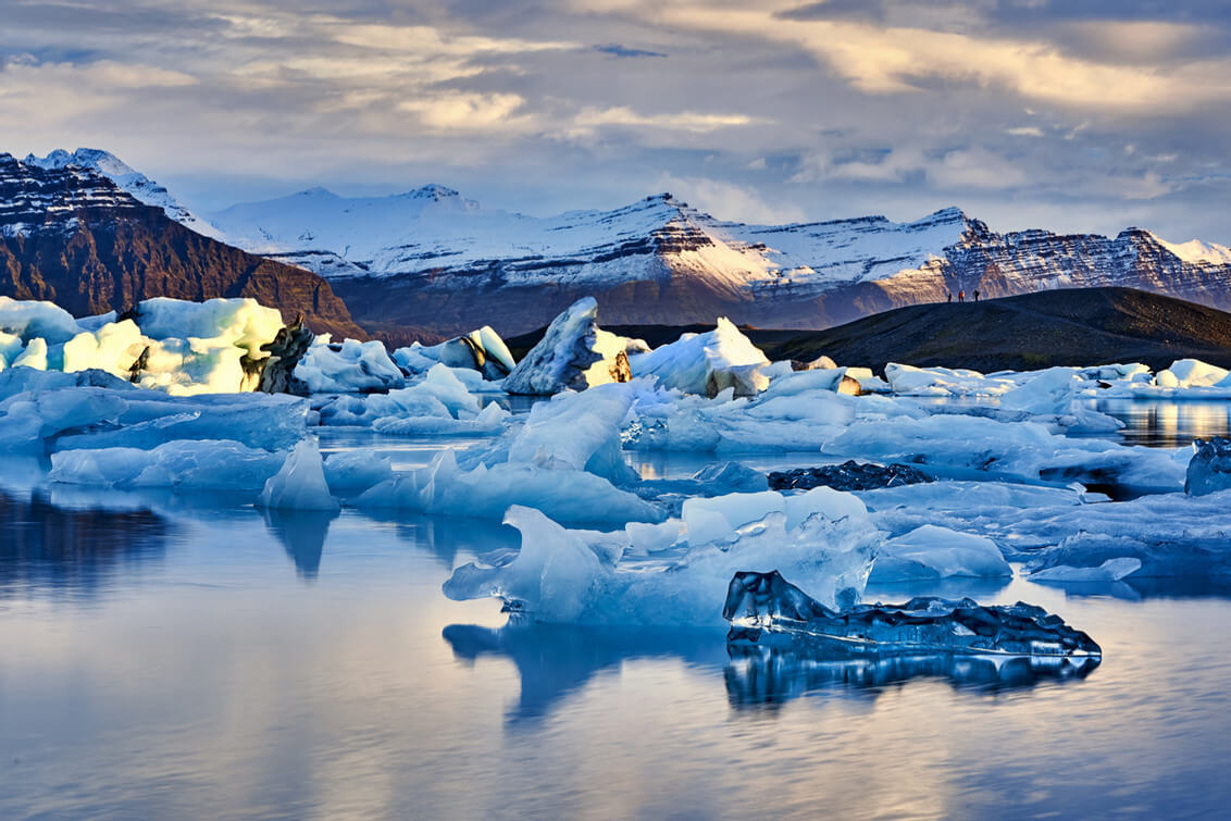 Jkulsrln glacier lagoon icebergs