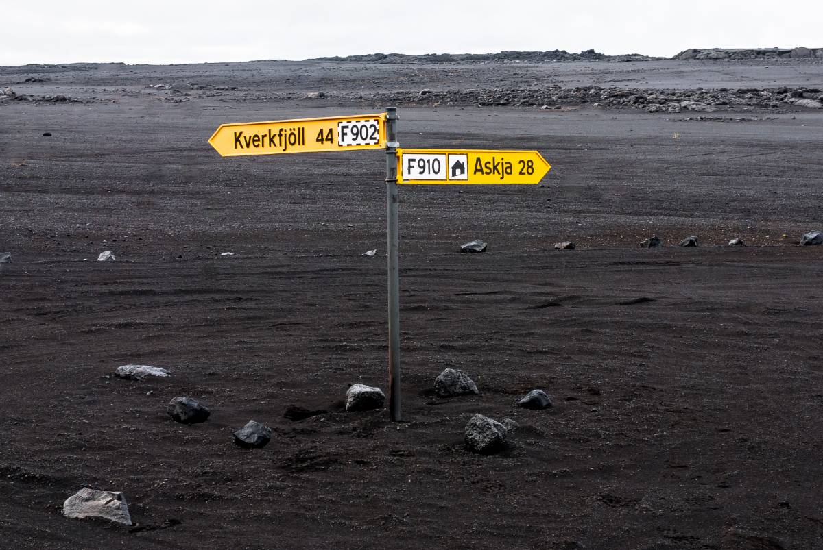 F-Roads routes in Iceland