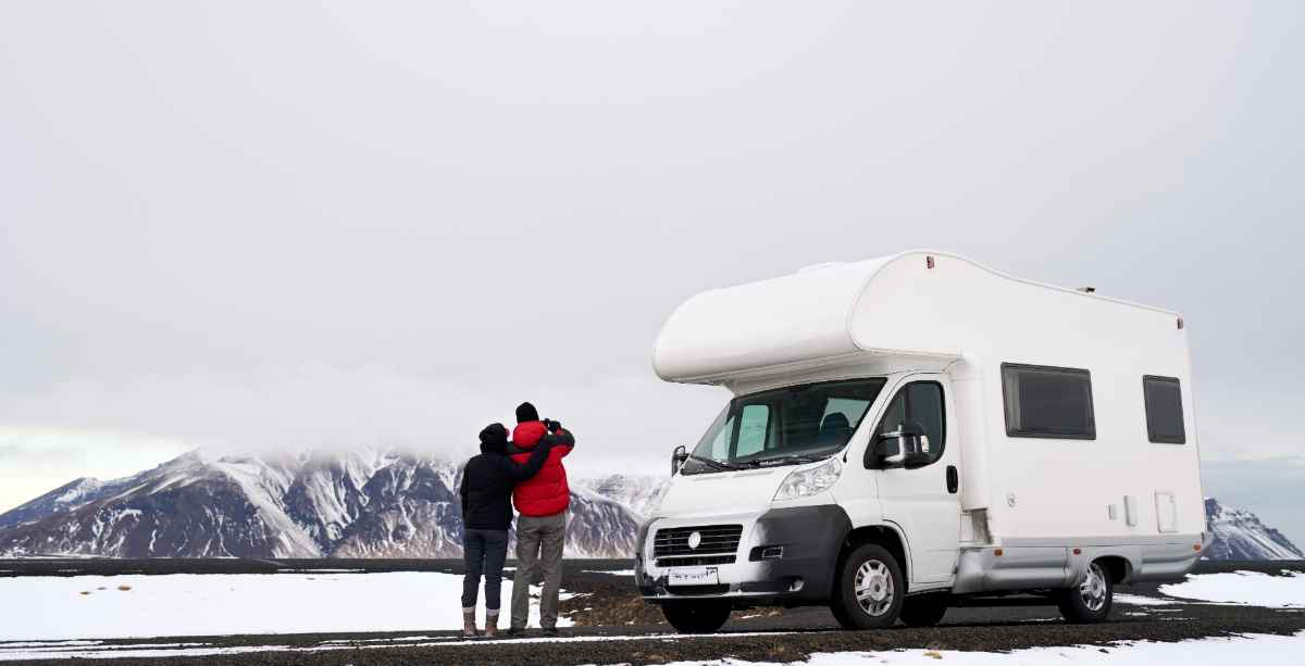 RV vs camper in Iceland