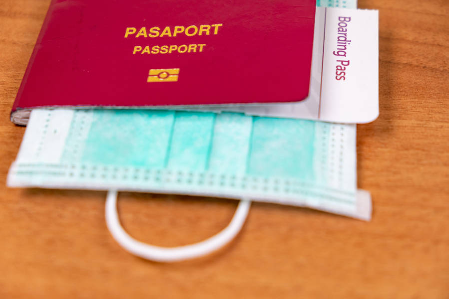 Covid certificate and travel passport