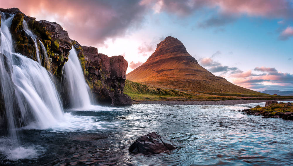 Kirkjufell mountain a day tour in iceland spot recommendation