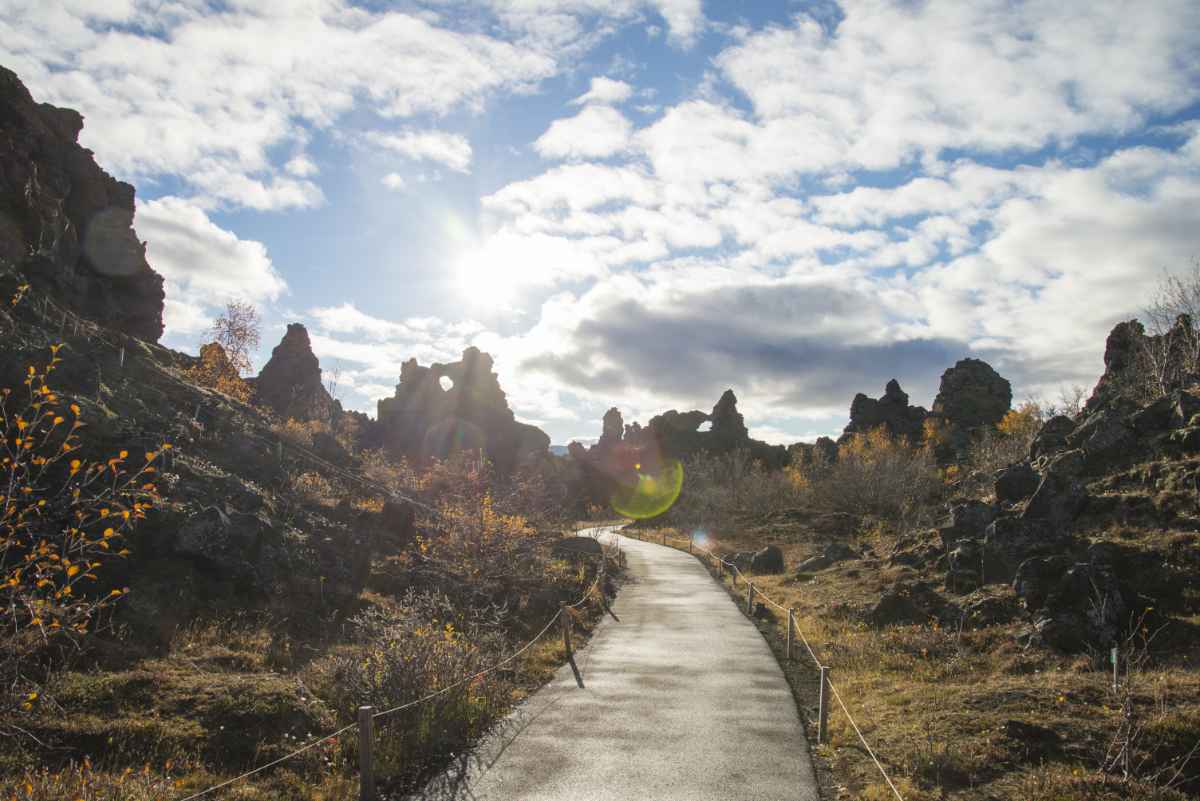 Dimmuborgir Iceland GOT location