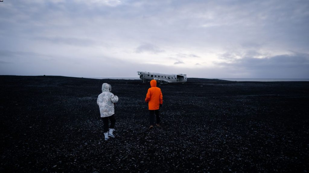 Black sand beaches in Iceland