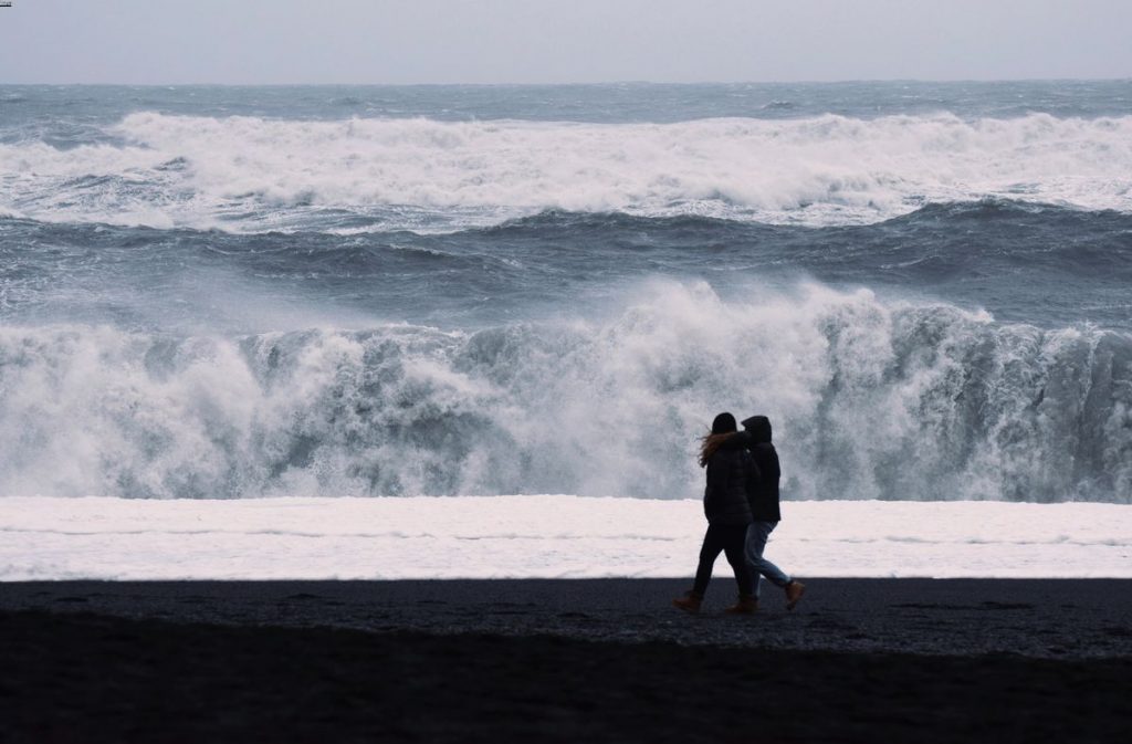 Reykjavik Black sand beach