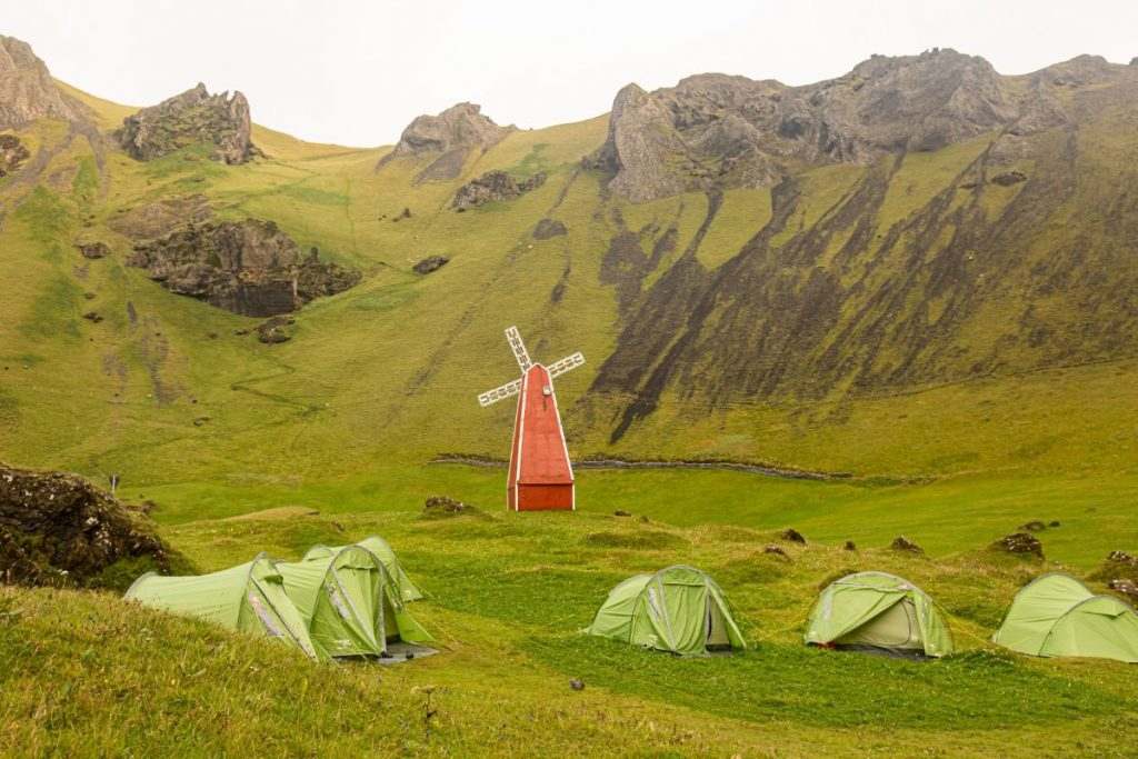 Camping in Iceland's highlands