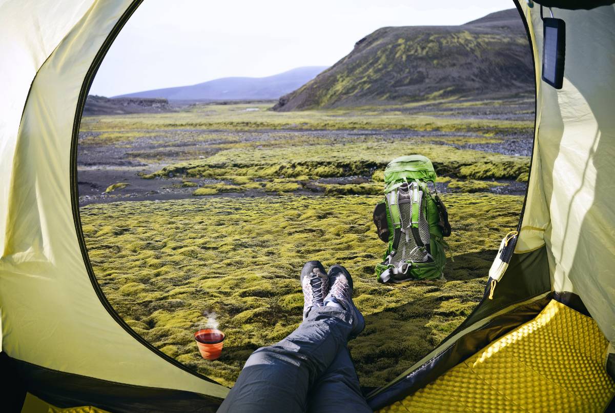 Camping in Iceland in August