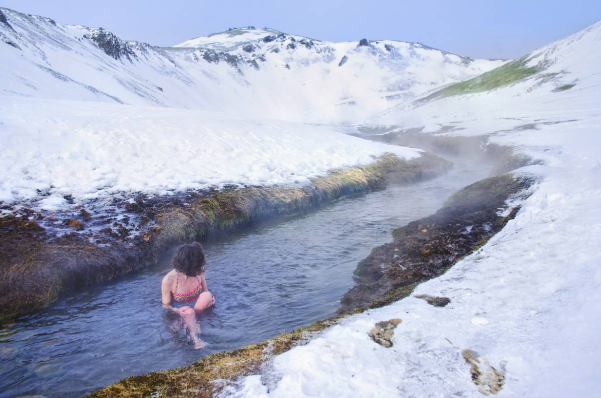 Hot springs in Iceland