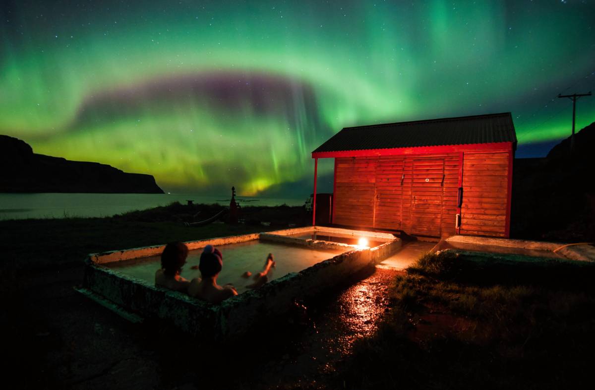 Northern lights watching in Iceland