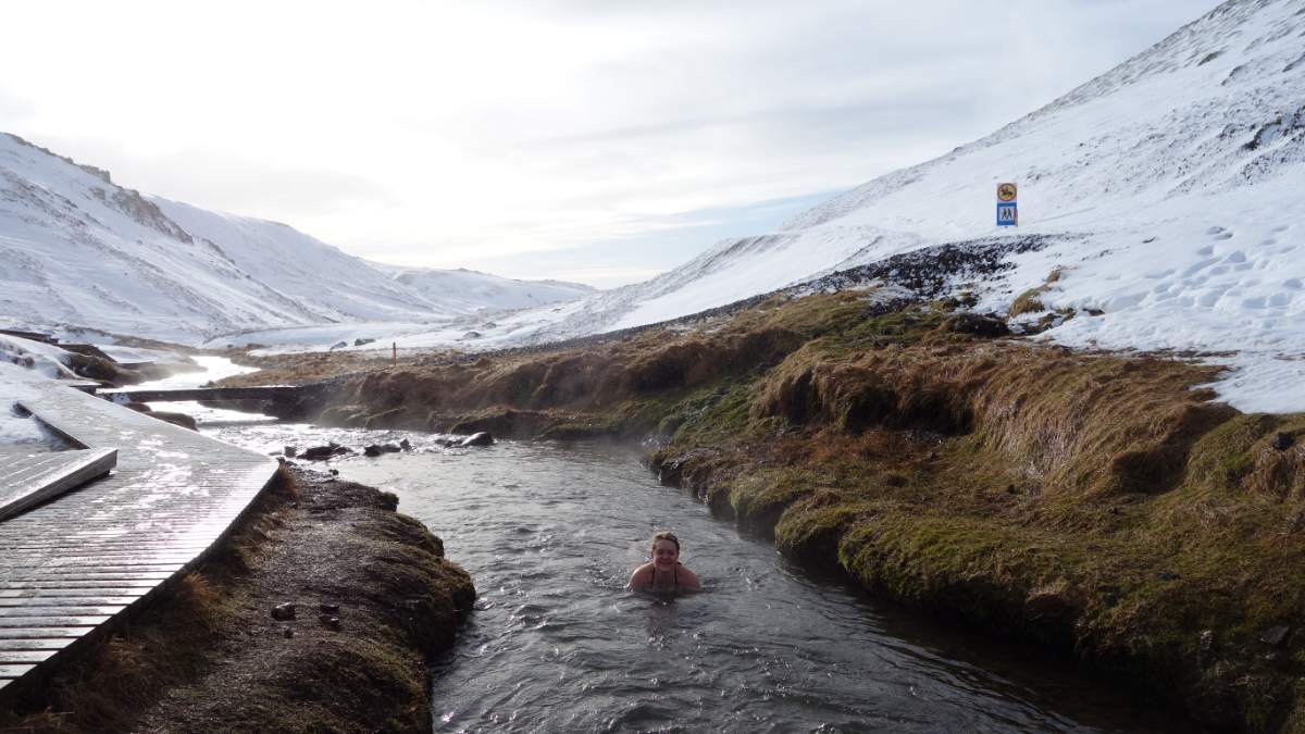 Iceland hot river