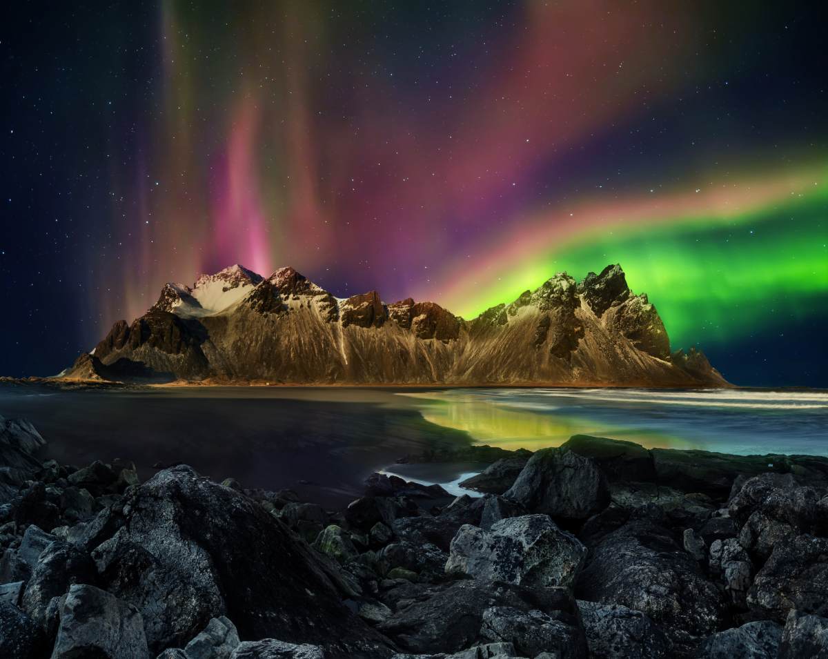 aurora lights Iceland