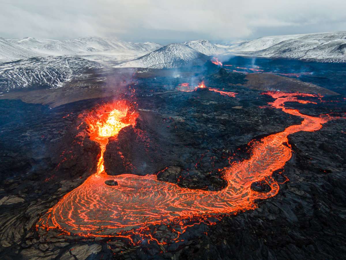 Iceland volcanic landscape