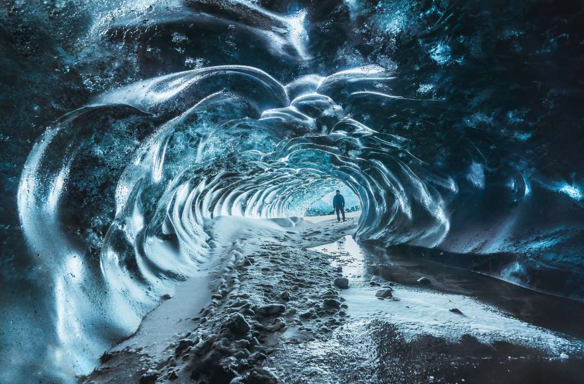 Iceland ice caves