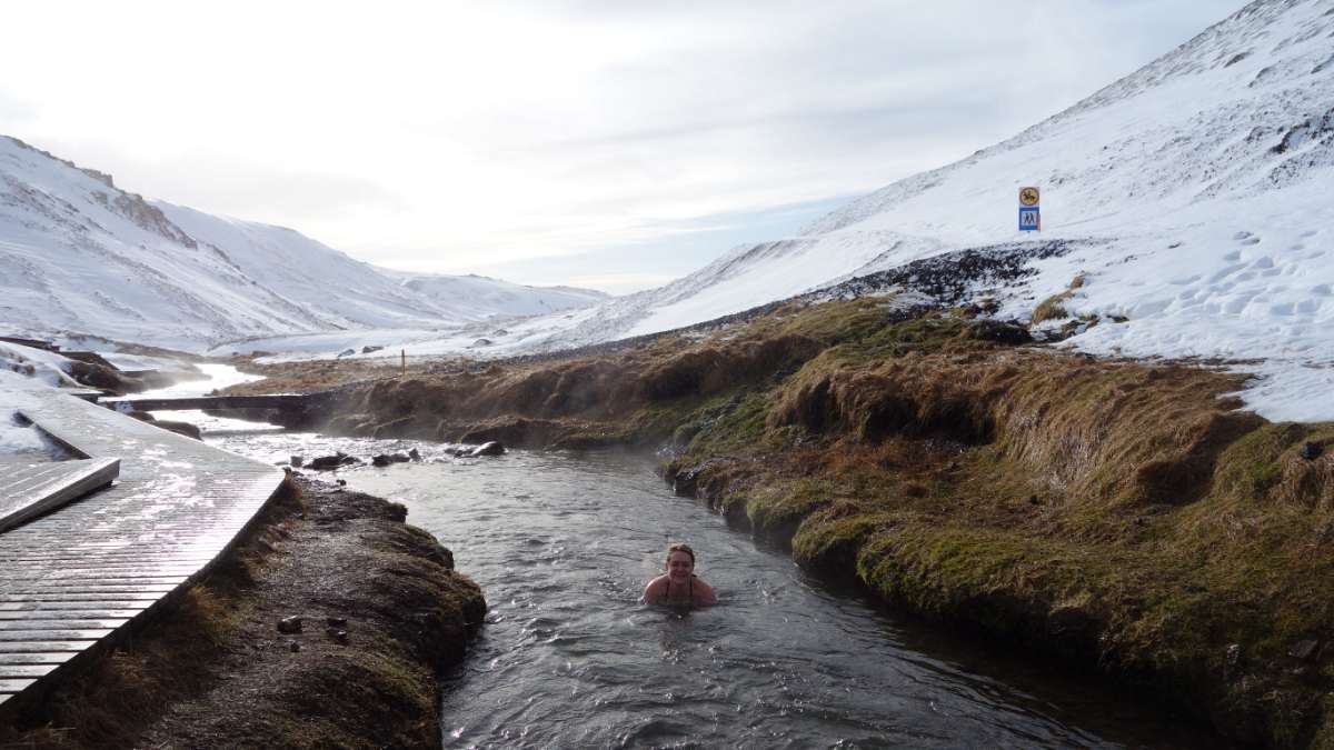 Hot springs Iceland Trip