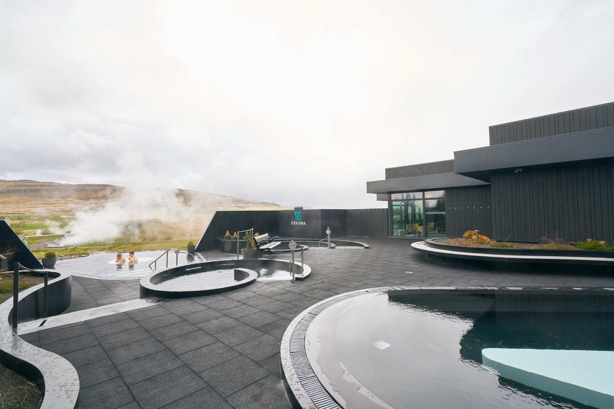 Iceland outdoor spa