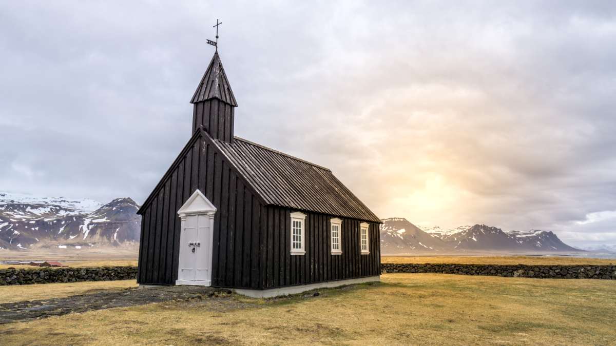 Iceland famous church: budir