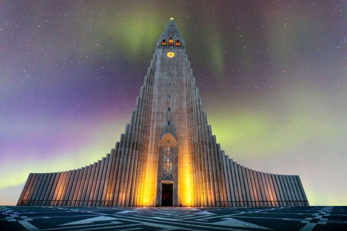 Hallgrimskirkja church in Iceland