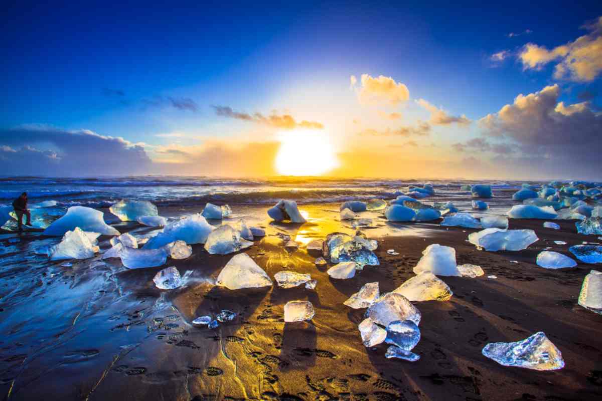 Diamond Beach in Iceland