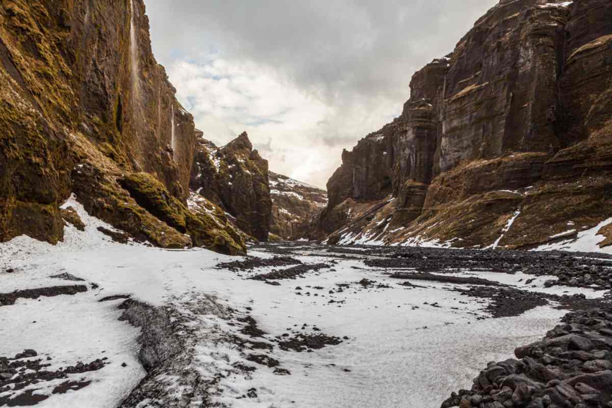 Iceland canyons