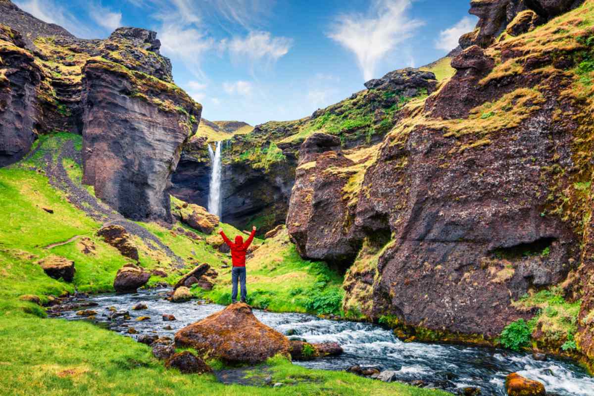 Midnight sun in Iceland