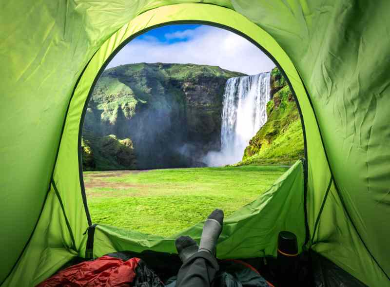 camping in Iceland