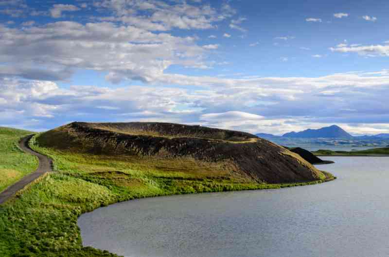 Lake fishing in Iceland