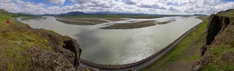 Thorsa river, Iceland