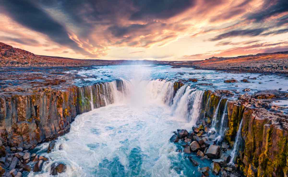 Gljúfrabúi Waterfall