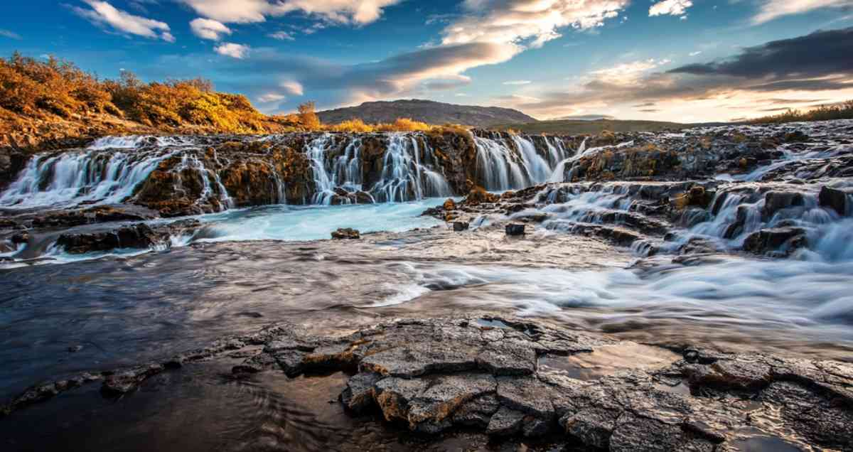 Bruarfoss Waterfall