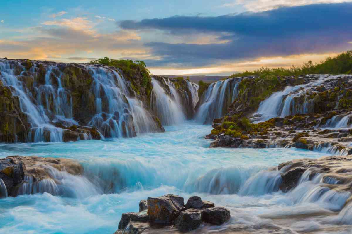 bruarfoss waterfall