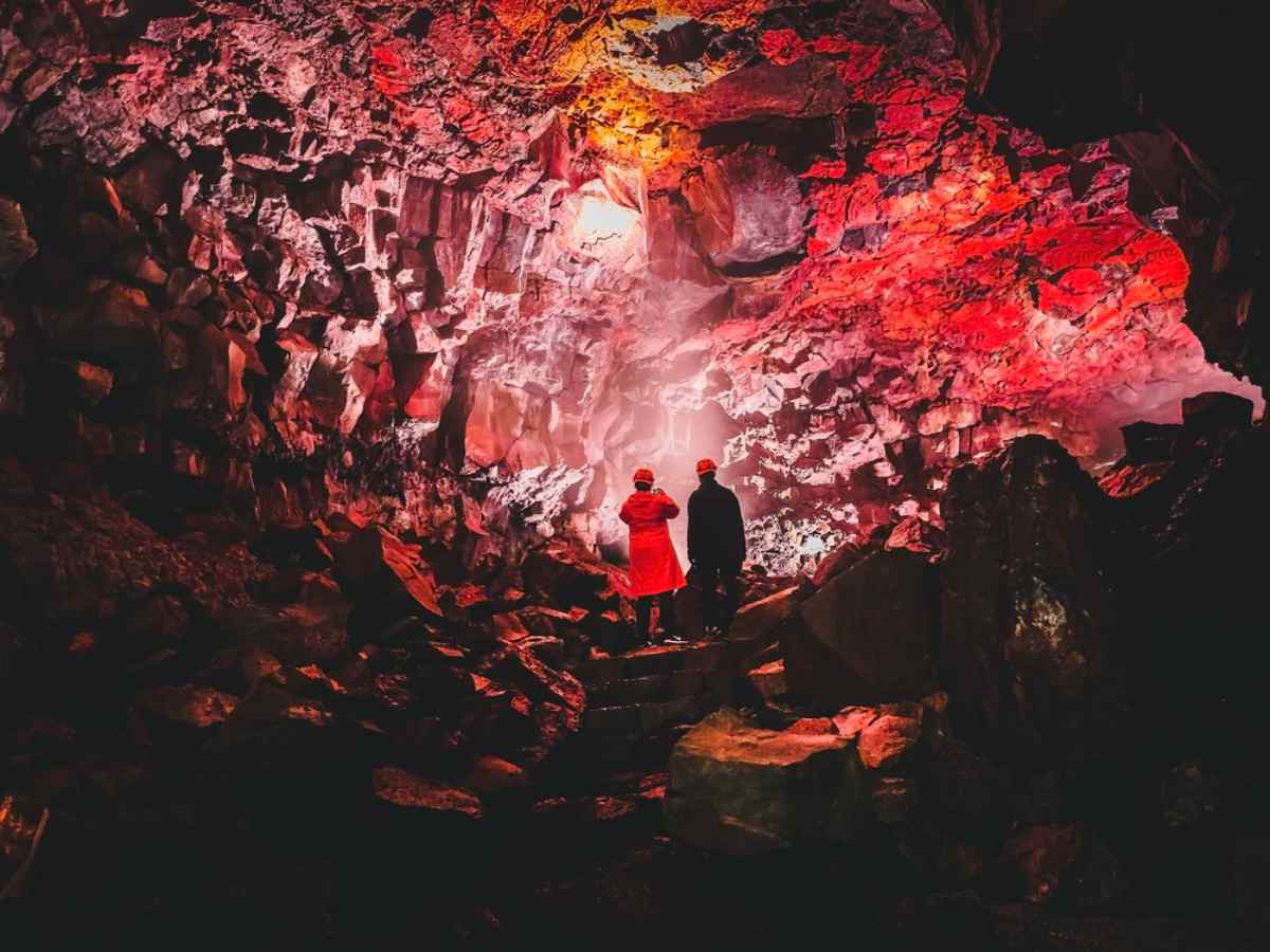 Lava Caves in Iceland 