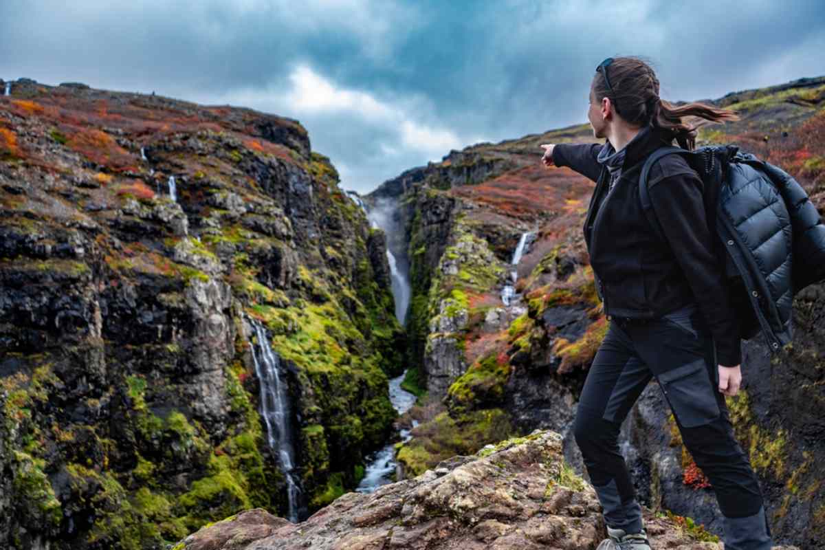 glymur waterfall hike