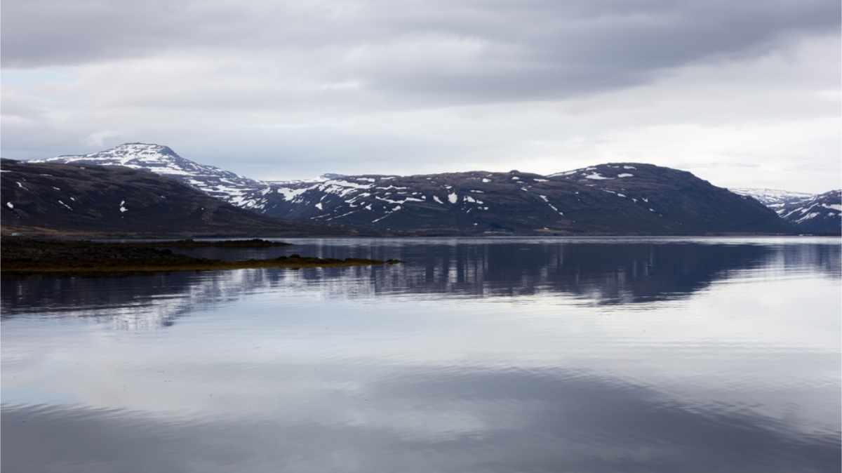 Westfjords views on a cloudy day