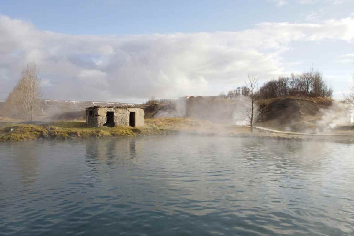 Secret lagoon hot spring baths