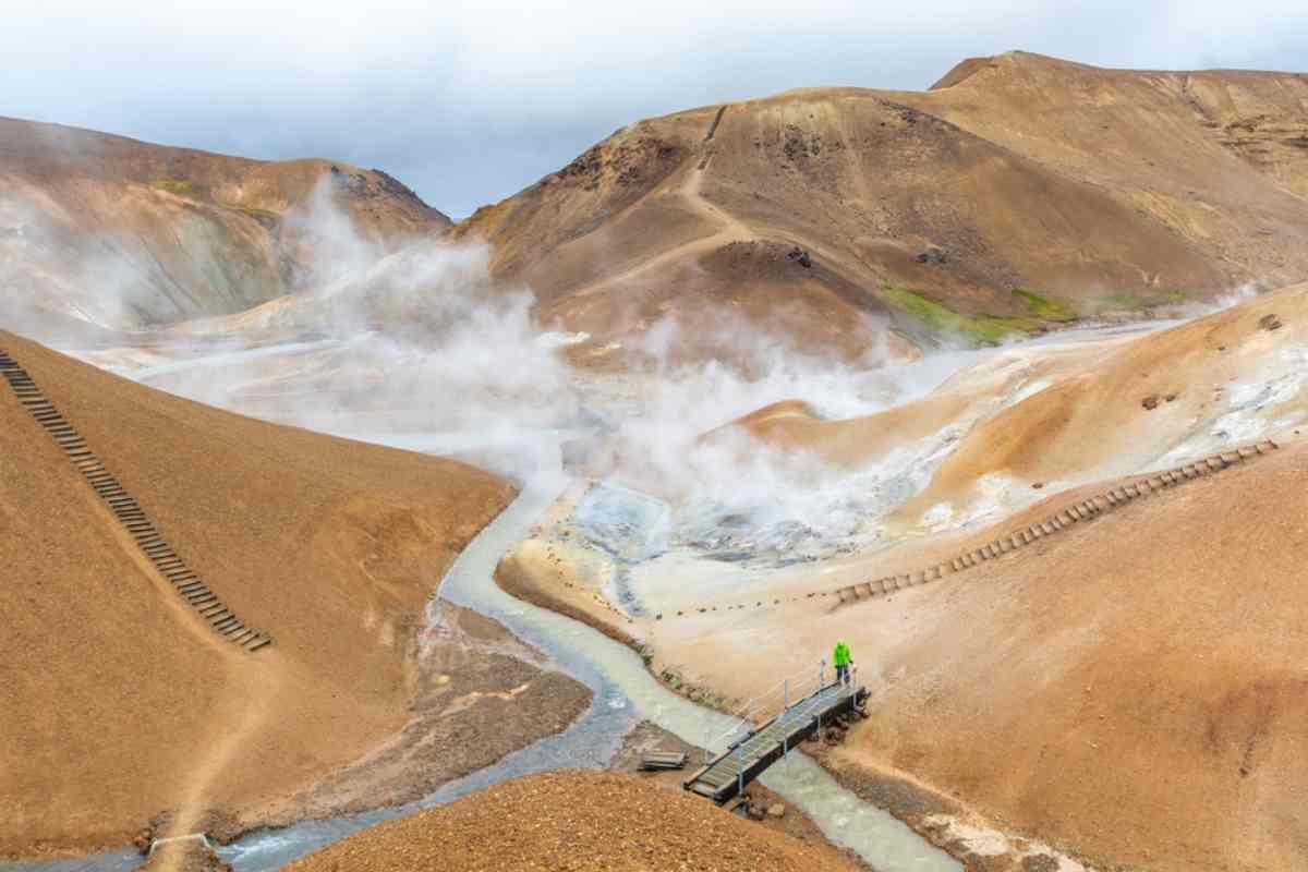 Geothermal springs at Kerlingarfjoll