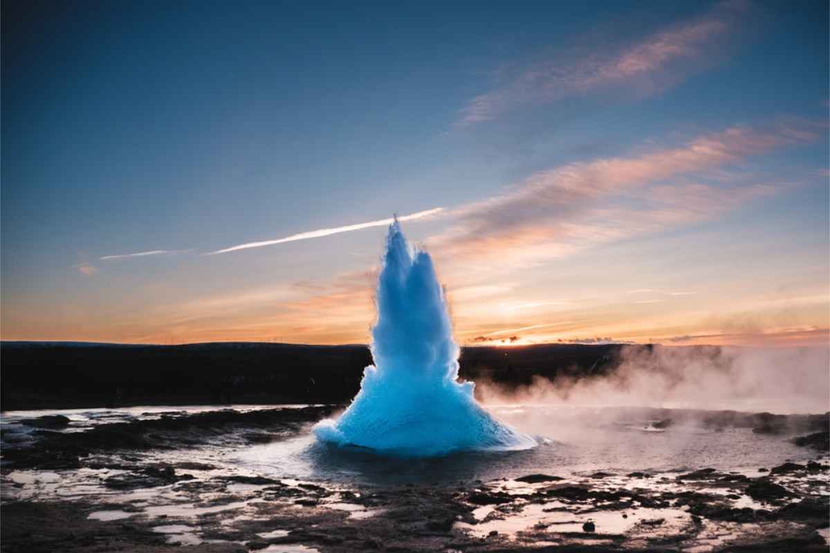 Iceland's famous geyser located in the Golden Circle