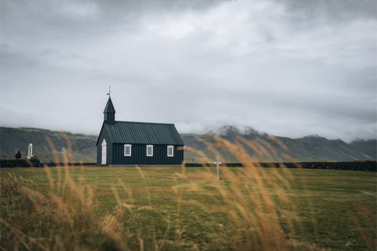 Iceland black church