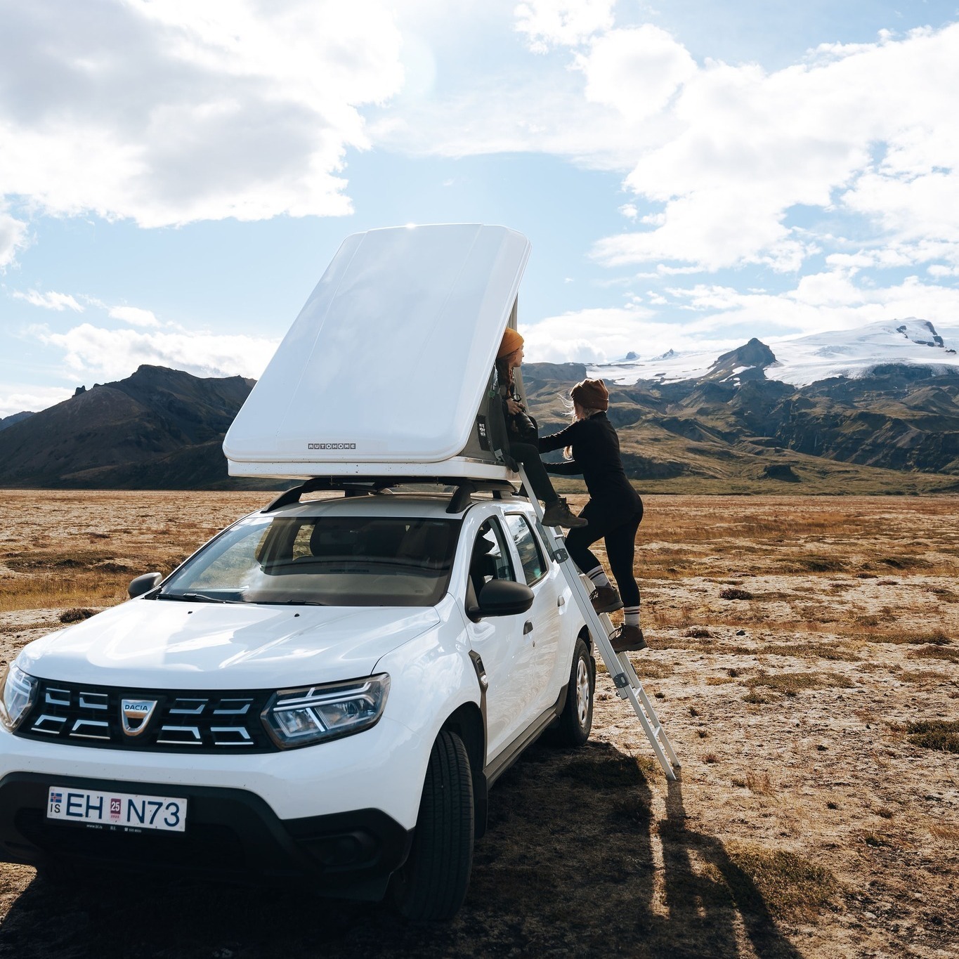 Discover Iceland in our 4x4 Rooftop Tent Rentals!