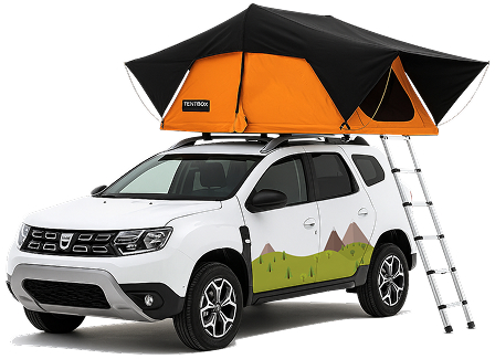 Dacia Duster 4x4 Roof Tent (manual)