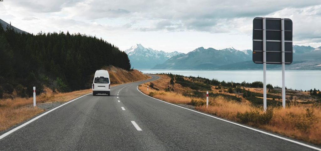 Camper trip in New Zealand