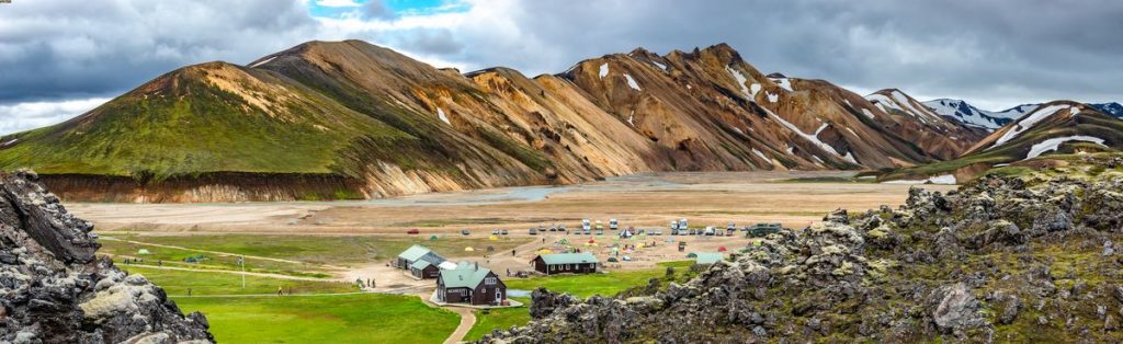 Iceland's campsite: Landmannalaugar